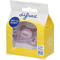 Difrax Fopspeen Natural Newborn 1 St Fopspeen