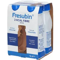 Fresubin 2 Kcal Fibre Drink Choco 4x200 ml Drinkbare oplossing
