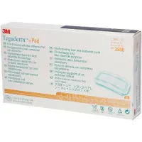 3M Tegaderm + Pad Transparant Filmverband met Absorberend Kompres 9cmx20cm 25 St Pleister