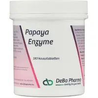 Deba Pharma Papaya Enzyme | 180 kauwtabletten