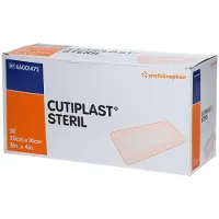 Durafiber Cutiplast Steriel 10cm x 20cm 50 St Pleister
