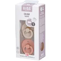 BIBS Latex Fopspeen Vanilla - Peach 0-6 Maanden 2 St Speen