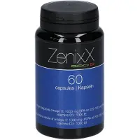 ZenixX ixX Pharma 500D | zeer hoge dosering EPA 1000 mg & Vitamine D3 60 St Capsules