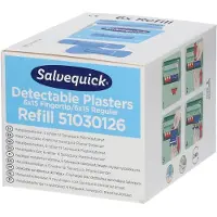 ORKLA CARE AB Blue Detectable Plasters Refill 51030126 6x30 St Pleister