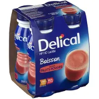 Delical Melkdrank HP HC 360 kcal Rode Vruchten | 4 x 200 ml