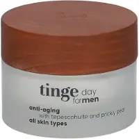 Tinge for Men Anti-Age Dagcrème | Voor Mannen | Regenererend | Verstevigend | Prikt Niet Na Het Scheren 50 ml Dagcrème