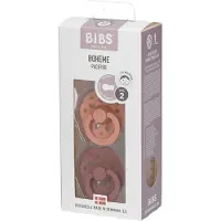 BIBS Fopspeen Boheme Peach - Woodchuck 6-18 Maanden 2 St Speen