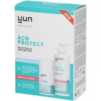 YUN ACN Protect Therapy acne Set - ACN Prebiotic Purifying Face Wash & ACN Hydra Protect Face Cream 1 St Combinatieverpakking
