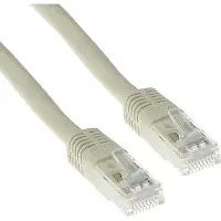 ACT Ivoorkleur 2 M U/UTP CAT6 Patchkabel met RJ45 Connectoren