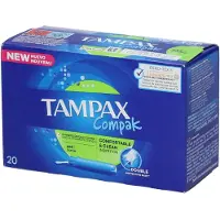 Tampax Tampoen - - Compak - Super - 20 eenheden - Gemiddelde flux