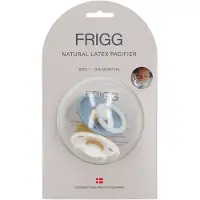 Frigg Fopspeen Rope Night Stone/Cream 0-6 Maanden | 2 stuks