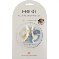 Frigg Latex Fopspeen Rope Night Stone - Cream 6-18 Maanden 2 St Speen