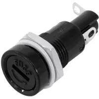 Eurolite Sicherungshalter mit Gewinde + Mutter
