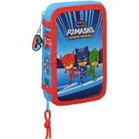 PJ Masks Gevuld Etui, Power Heroes - 28 st. - 19,5 x 12,5 x 4 cm - Polyester