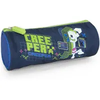 Minecraft Etui Rond, Creeper - 22 x 8 cm - Polyester