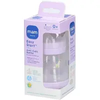 Mam Easy Start Anti-colic Babyfles Lila 0+ Mnd 160 Ml