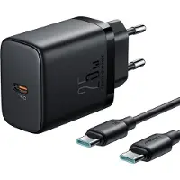 JOYROOM Snellader 25W - Oplader Set met USB C Kabel - 1 Meter - Zwart
