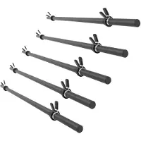 Gorilla Sports Voordeel Aerobics Halterstangen 130 cm - 5 stuks
