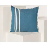 Lalay Kussenhoes 40x40 Krem Sultan petrol blue van Lalay