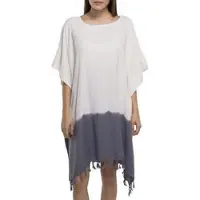 Lalay Dip dye strandtuniek dark grey van Lalay