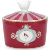 Pip studio Suikerpot Love Birds Red-Pink 300 ml (Set van 4)