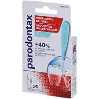 Parodontax Interdentale Ragers 0,6mm ISO 3 met Dop 6 stuks