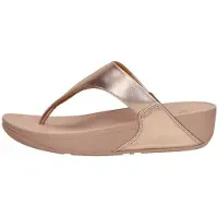 FitFlop Lulu Leather Toepost Rose Gold-Schoenmaat 43