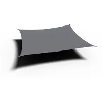 Platinum sun & shade Schaduwdoek Vierkant Dreamsail Grijs 400 X 400 Cm