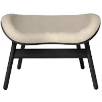 UMAGE A Conversation Piece Ottoman Black Oak | White Sands
