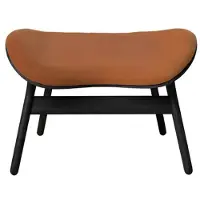 UMAGE A Conversation Piece Ottoman Black Oak | Dunes Rust