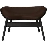 UMAGE A Conversation Stuk Ottoman Black Oak | Brown