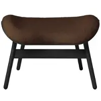 UMAGE A Conversation Stuk Ottoman Black Oak | Teddy Brown