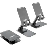 Hoco Telefoonhouder - Verstelbaar - Opvouwbaar - Bureau Houder - Zwart