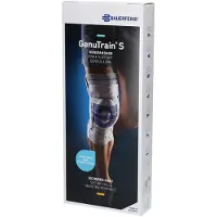 Bauerfeind GenuTrain 8 S, kniesteun, blauw