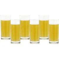 Vinata Verona Longdrinkglazen 29,5 cl - 6.2 cm x 14.1 cm - Frisdrank Glas - Set van 6 - Vaatwasserbestendig