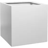 Pottery Pots Bloempot Essential Block XL Matte White 60 x 60 x 60 cm