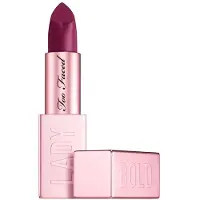 Too Faced Lady Bold Crème Lipstick | Romige, Intense Kleur, Lichtgewicht, Vegan + Dierproefvrij, 0.11 Ounce