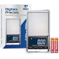 Premium Commerce Precisie Weegschaal Keuken Digitaal - Keukenweegschaal - 0,01 tot 200 Gram - Incl. batterij!
