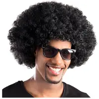Boland Traciks pruik afro zwart volwassen