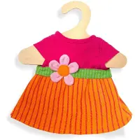 Heless Poppenkleding Jurk Maya Roze/oranje 35-45 Cm
