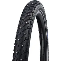 Schwalbe Buitenband Winter 26x1,75 (47-559) HS396, met stalen karkas, 100 pinnen, K-Guard bescherming, zwart, reflecterend, artikelnummer 11100599.01