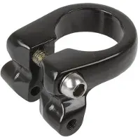 Sélection CGN zadelpenklem m6 inbus 34.9 mm zwart met extra bevestigingspunt