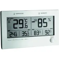 TFA-Dostmann - Hygrometer Twin Plus - Luchtvochtigheid En Temperatuur - Binnen En Buiten - Hygrometers