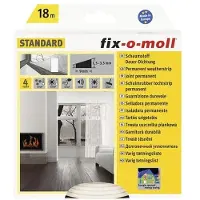 Fix-o-moll - Tochtband I-profiel - 9 Mm, 18m Wit 1 Stuk