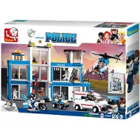 Sluban Politie II-M38-B0660 Auto, Meerdere kleuren, Meerdere kleuren, One Size