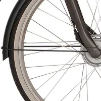 Cortina spatbordstang voor 28 e-yoya sapphire black matt