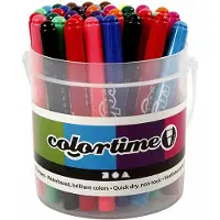 Colortime Emmer met 42 jumbo stiften, 12 kleuren