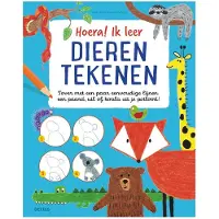 Deltas Hoera! Ik leer dieren tekenen Kleurboek