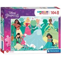 Clementoni - Maxi Puzzel - 104 Stukjes - Disney Prinses - Puzzel Voor Kinderen