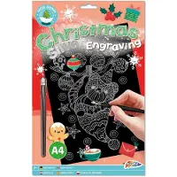 Creative Craft Group XMAS Scratch Art A4